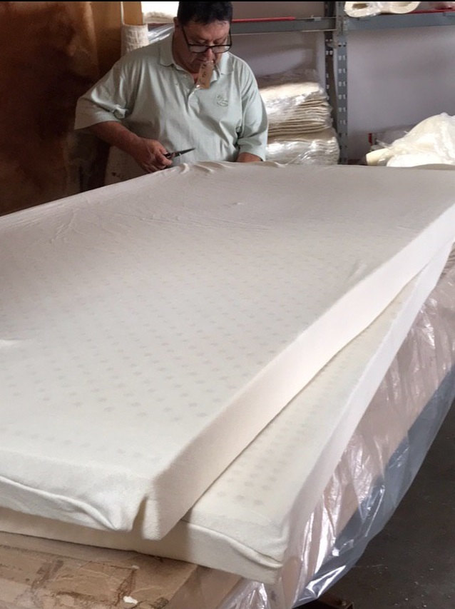 los angeles natural organic latex mattress factory
